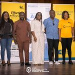 Georgina Asare Fiagbenu, Senior Manager, Corporate Communications at MTN Ghana, in a group picture with