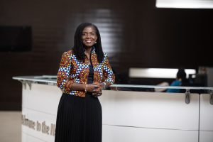 Adwoa Wiafe, the Chief Corporate Services and Sustainability Officer at MTN Ghana K