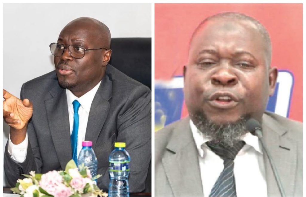Dr Cassiel Ato Forson, Finance Minister and Dr Said Boakye, Executive Director of FS 2