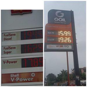 Fuel prices