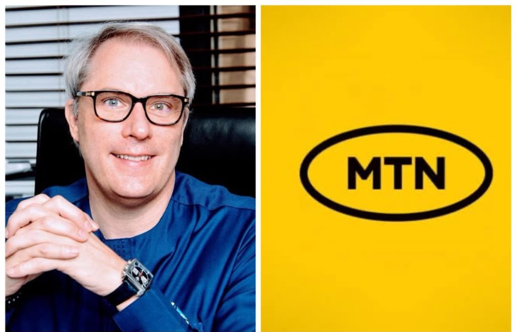 MTN CEO and logo