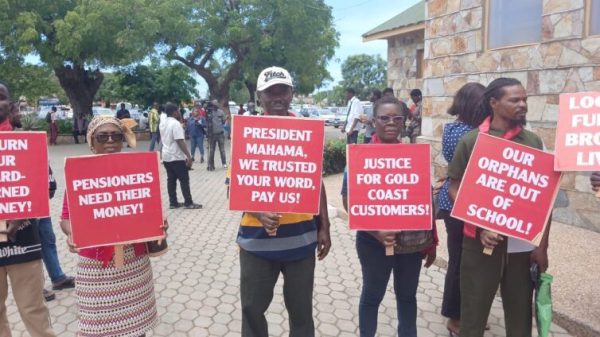 Aggrieved customers 1