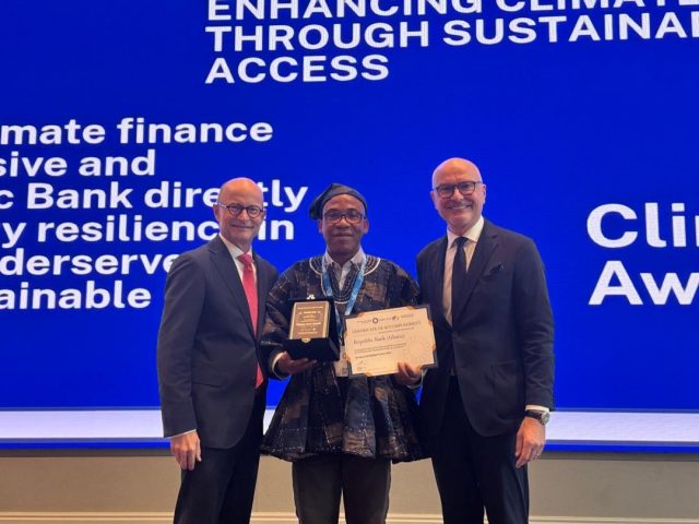 Republic Bank Ghana  wins Climate Finance Award at WSBI-ESBG SDG Awards
