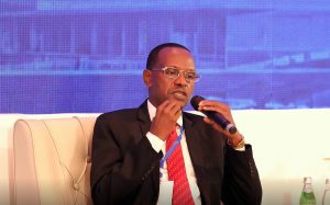 Ousman Bah, Special Adviser to the President of The Gambia on ICT and Digital Economy speaking at Mobex 2026 000